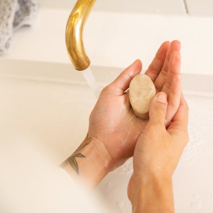 Gingersnap Solid Face Scrub (100g) - Ethique - Face & Co