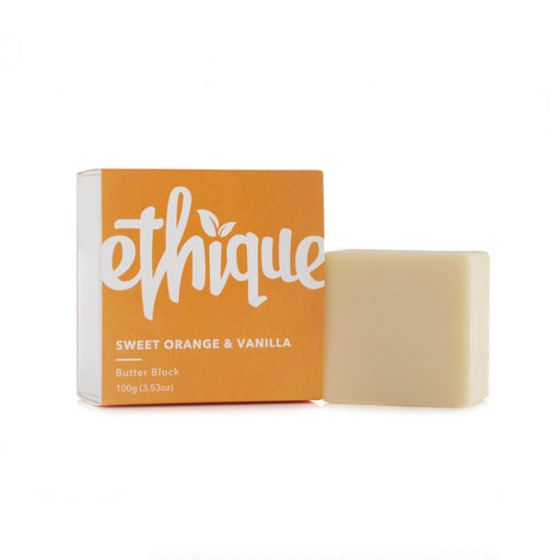 Sweet Orange & Vanilla Butter Block (100g) - Ethique - Face & Co