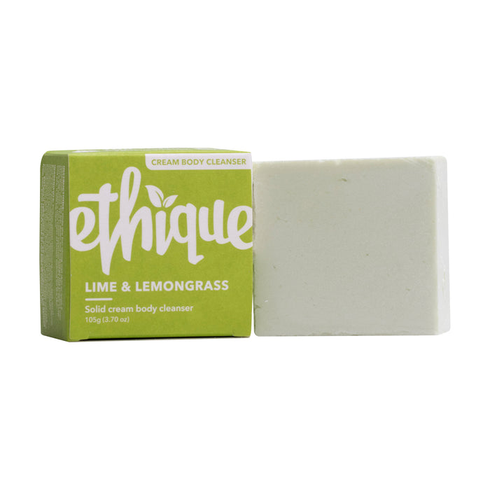 Lime & Lemongrass Solid Cream Body Cleanser Bar (105g) - Ethique - Face & Co
