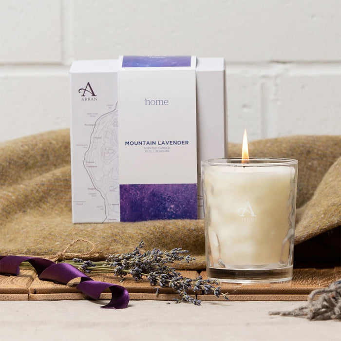 Limited Edition Mountain Lavender Candle (35cl) - ARRAN Sense of Scotland - Face & Co