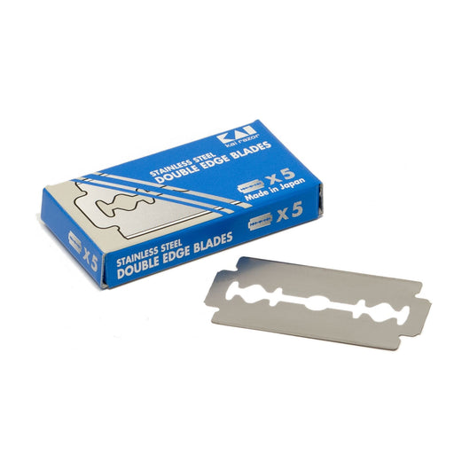 Stainless Double Edge Razor Blade (Pack of 5 Blades) - Kai Corporation - Face & Co
