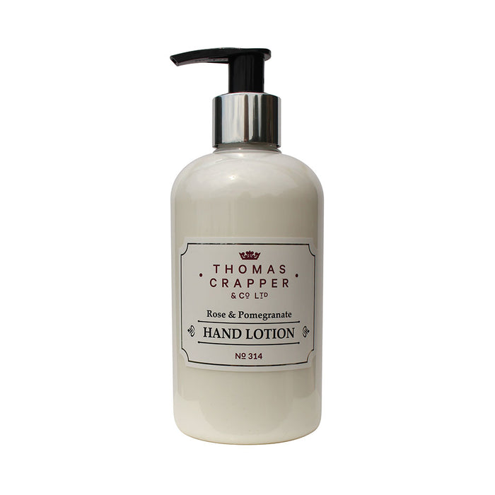 Rose & Pomegranate Hand Lotion (300ml) - Thomas Crapper - Face & Co